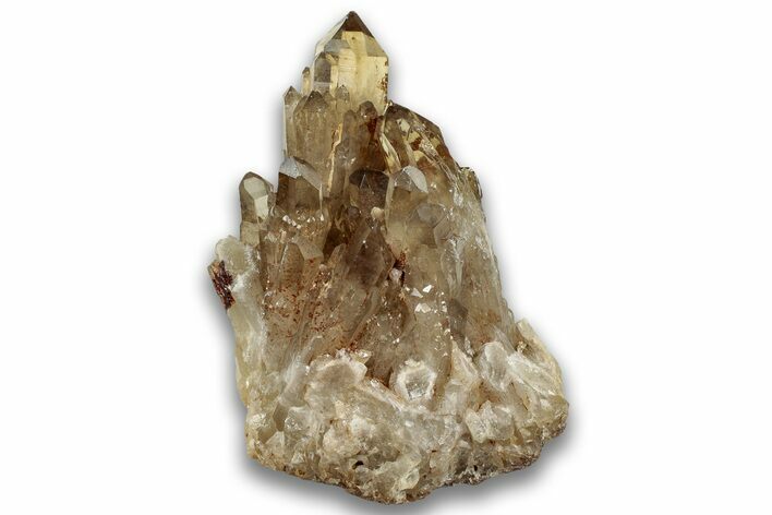 Smoky Citrine Crystal Cluster - Luena, DR Congo #324388